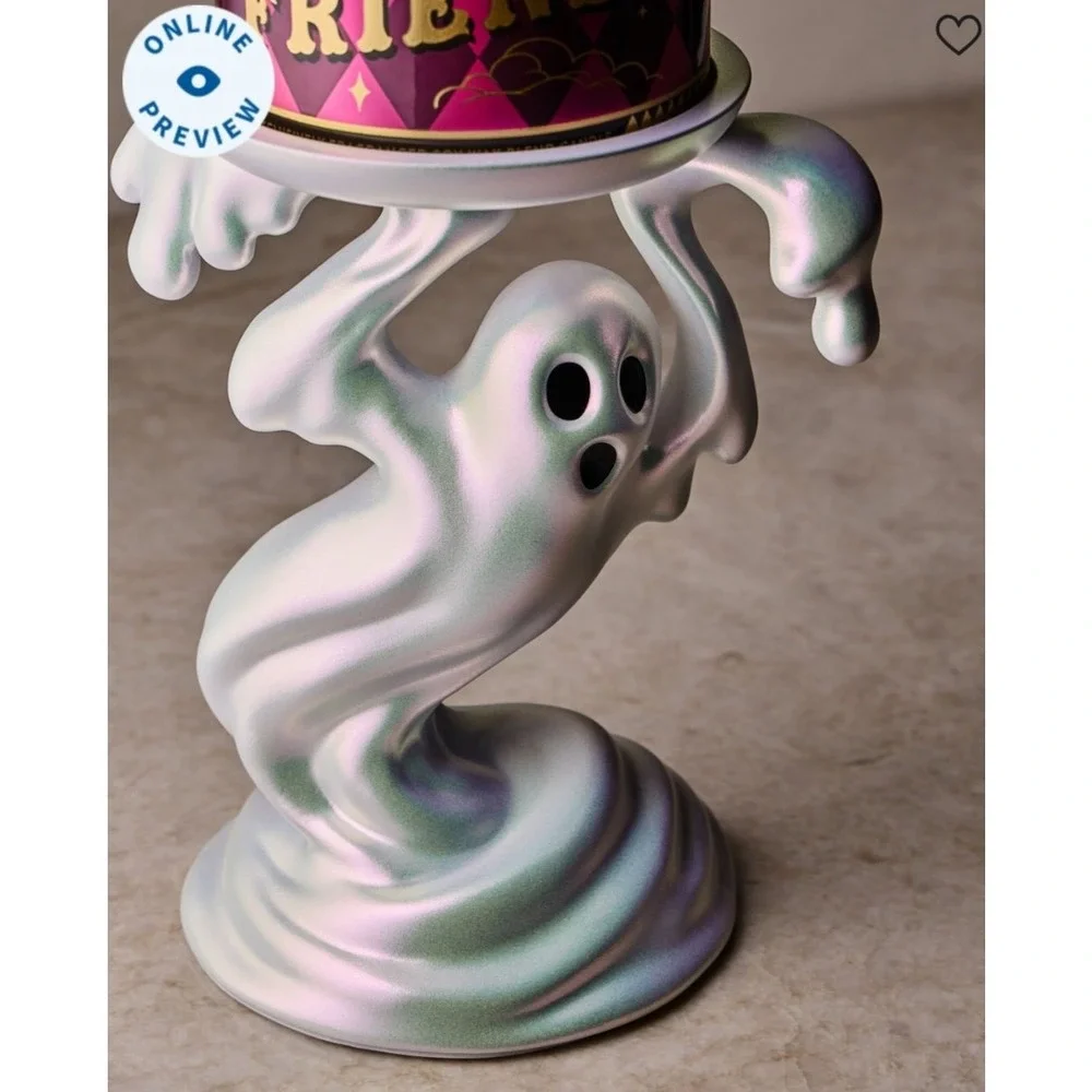 Bath and Body Works Halloween DRIPPY GHOST 3-Wick Candle Pedestal (2026)